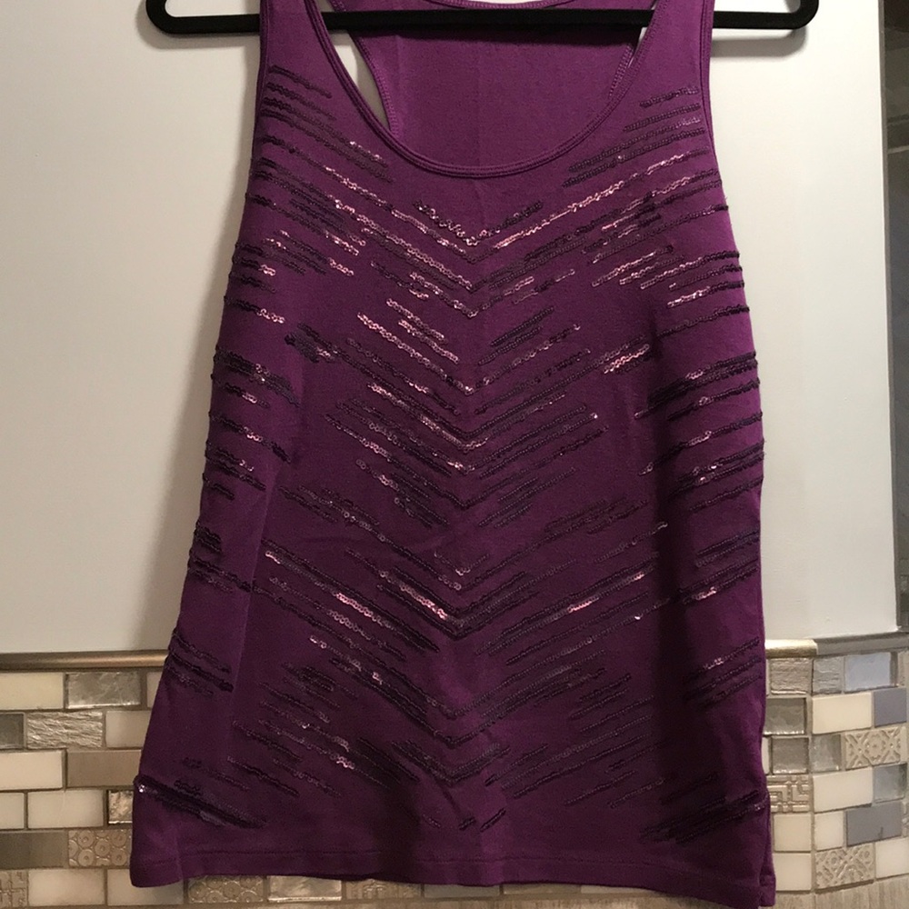 Sequin Racerback Tank - Picture 2 of 6